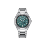 CITIZEN Mehaaniline K&auml;ekell Kollektsioon 100m Veekindel Automaatne Mehaaniline Liikumine Titaanist Rihm NJ0180-80X Green Dial gray