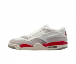 Air Jordan 4 RM Sail/Fire Red Meeste Korvpallijalatsid HF8126-100 42