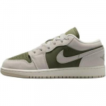Jordan Air Jordan 1 Madalad Laste Korvpallijalatsid Hall Roheline Unisex 37.5