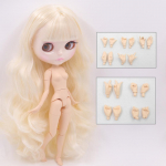 ICY DBS blythe nukk 1/6 bjd m&auml;nguasi liigendkeha valge nahk 30cm m&uuml;&uuml;gil erihinnaga m&auml;nguasi kingitus anime nukk doll and hands AB