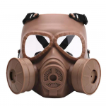 Kuum gaasimask Hingamismask Loominguline lavaesituse rekvisiit CS-v&auml;lja varustuse Cosplay Kaitse Halloweeni Kurja Hulgim&uuml;&uuml;k pruun