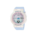 Casio Baby-G Beach Traveler Seeria Veekindel P&otilde;rutuskindel Spordikvartsliikumine Vaikrihmaga K&auml;ekell Naiste kellad Valge BGA-250-7A3 Random Watch Box,Blue Strap white