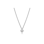 Tiffany & Co. S&uuml;damekujuline Ripats Sterlingh&otilde;bedast Kaelakee Unisex kaelakee 73340039 F,Silver