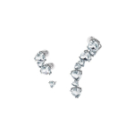 Swarovski Millenia &Uuml;ks As&uuml;mmeetriline Kullatud K&otilde;rva Klamber Naiste K&otilde;rvar&otilde;ngad H&otilde;be 5602846 Box (Random Color)