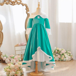 Lapsed T&uuml;drukud Printsess Rosalina Rosetta Kleit S&uuml;nnip&auml;evapidu Halloween Cosplay Kost&uuml;&uuml;mid 130cm roheline