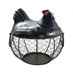 Raudkeraamiline kanaornament munade puuviljade hoiukorv Suure mahutavusega konteiner munade juurviljahoidja drenaažikorv K&ouml;&ouml;gitarbed