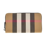 Burberry Vintage Check T&otilde;mblukuga Nahast Rahakott Kontrastse Triibuga Igap&auml;evaseks Kasutamiseks Basic Set (Bag+Dust Bag)