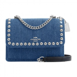 Coach Denim Klare ristkorralik kott naistele igap&auml;evaseks kasutamiseks, needitud Basic Set (Bag+Dust Bag)