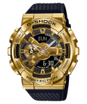Casio G-SHOCK Meeste Roostevabast Terasest 200M Veekindel Analoog P&otilde;rutuskindel Kvartsikell GM-110G-1A9 kuld