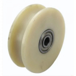 U / V sooniga ratas D:80 mm (3 tolli) D:100 mm (4 tolli) U / V sooniline nailonist vaikne l&uuml;kandukse rihmaratas ukse laagrid terasest siinirattad 80mm U