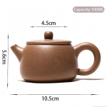 100ml Hiina Yixingi lillakivist teekannud Pallikujuline infuser Teekann Ilukann Toorkivi K&auml;sit&ouml;&ouml; Zisha teekomplekt Kohandatav