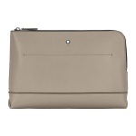 Montblanc Pehme Nahast Seeria Kuusnurkne Valge T&auml;ht T&otilde;mblukuga Sulgemine &Otilde;lakott Crossbody Hoiustuskott Meeste Kotid Maakollane 131240 Basic Set (Bag+Dust Bag)