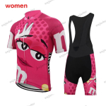 Roosa Jalgrattas&auml;rgi Komplekt Naistele Suvine Traksip&uuml;ksid Mtb Ropa Ciclismo Rattariided Riided Ma&iacute;lllot Ciclismo M black