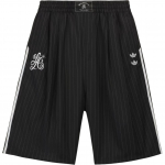 Adidas Originals &times; Willy Chavarria Wc Pinst Shopt Triibulised Kootud Elastsed V&ouml;&ouml;kohaga Pingutusn&ouml;&ouml;riga Vabaajas L&uuml;hikesed P&uuml;ksid Unisex l&uuml;hikesed p&uuml;ksid KV2247 L