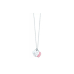 Tiffany & Co. S&uuml;damikuga ripats 925 h&otilde;be Emailiga kaelakee Naiste kaelakee 60014128 Box
