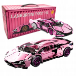 Ehitusklotside autokomplekt Lamborghini 1280 tk.