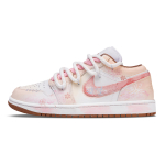 Jordan Air Jordan 1 Lilleke kesksuvel madalad vintage korvpallijalan&otilde;ud unisex heleroosa DC0774-202(Team376) 36