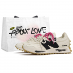 New Balance NB 327 Madalad Vabaaja Linna T&ouml;&ouml;le K&auml;imiseks Jooksusaapad Unisex Beež Must MS327KA1(Team62-) D-Width 36