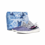 Adidas Originals Yeezy Boost 350 V2 libisemiskindlad madalad vabaajajalatsid Unisex Lilla Hall EF2905-2023(Team188-S-BOX) 38