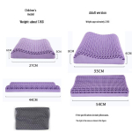 TPE Surbevaba Kaelakaitse Pestav Padjap&otilde;hi Honeycomb Child Pillow Core (No Pillowcase)
