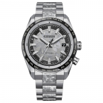 CITIZEN Attesa Seeria 100 Meetrit Veekindel Igavene Kalender P&auml;ikeseenergia Kvarts Super Titaanist Rihm 40,6mm Meeste K&auml;ekell H&otilde;bedane T&auml;hik CB0284-66A sinine