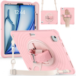P&ouml;&ouml;rleva k&auml;epaelaga &uuml;mbris iPad Air Pro 13 11 2026 M4 2025 M5 M3 2024 M2 Air 4 5 Pro 11 12.9 2018-2022 jaoks Tugeva alusega kate iPad Air 13 2026 M4