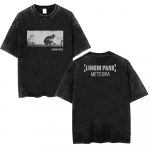 benber vintage Meeste pestud T-s&auml;rk Vabaaja Linkin Meteora 20. aastap&auml;ev Park Vintage T-s&auml;rgid &Uuml;le suuruse mugav t&auml;navar&otilde;ivad S