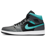 Air Jordan 1 Mid 'Grey Aqua' Meeste 554724-063 EU 46