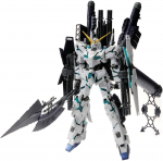 MG T&auml;isvarustuses &Uuml;kssarvik Gundam Suit Gundam 1/100 RX-0 Ver.ka (Mobiilne UC) valge