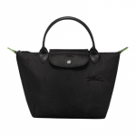 Longchamp Le Pliage Green 23 l&uuml;hikese sangaga lukukinnitusega taaskasutatud l&otilde;uendist pelmeenikoti k&auml;ekott v&auml;ike naiste must 1621919001 must