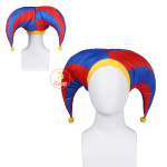 Pomni Cosplay Kost&uuml;&uuml;m The Amazing Digital Circus Multikakost&uuml;&uuml;m M&uuml;ts Kindad Halloweeni Peoks Naistele Meestele Lastele Kost&uuml;&uuml;m Cos Rekvisiidid Kids 110CM