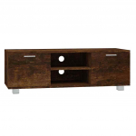 Telerialus suitsutatud tamme viimistlusega 120 x 40,5 x 35 cm Puitlaastplaat