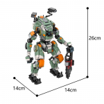 LEQUMOC Ideede Ekspert Titanfalls 2 BT-7274 Vanguard-klassi Titan Robotid Mecha Kujud Ehitusklotsid M&auml;nguasjad Kingitusteks