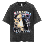 R&auml;ppar Tupac 2pac Vintage Pesu T-s&auml;rgid Mehed Naised Hip Hop Mood Retro T-s&auml;rgid Mehelik K&otilde;rge Kvaliteediga Puuvillased T-s&auml;rgid Streetwear M black