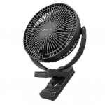 2025 Kaasaskantav laetav laeventilaator OPOLARile - 10000mAh USB-toitega vaikne ventilaator 360&deg; reguleeritava peaga, 3 kiirust ja kiirlaadimine
