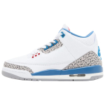 Air Jordan 3 True Blue 2026 Unisex tossud Valge True-Blue-Fire-Red IF4396-104 43 gray