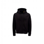 Moncler &Uuml;hev&auml;rvilise logoga kapuutsiga jakk Meeste jakid Must H20928G00010809KX999 XS