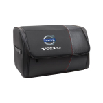 Auto suure mahutavusega nahast hoiukott Auto pagasiruumi organiseerimiskast Volvo Xc60 Xc90 V40 V60 S60 V50 V90 S80 C40 XC40 V70 XC70 C30 CN5 jaoks must