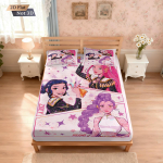 3 tk K-Popi deemonik&uuml;tid tr&uuml;kitud kiibivaba voodilina komplekt mitme suurusega voodikate magamistoa voodipesu kaunistus 90x200cm white