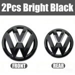 2 tk Ei m&otilde;juta ACC-d Auto Esiv&otilde;re Tagumine Pagasiruumi Embleemi Kaane Tarvikud VW Golf Tiguan T-Roc Polo Passat ID.4 T-Cross ID.3 Tai jaoks 2019-2020 CC gray