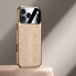 Luksuslik nahast tagak&uuml;lg, galvaanilise kattega pehme TPU katte&uuml;mbris iPhone 17 pro Max Air iPhone 16 15 14 ProMax jaoks iPhone 14