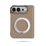 Premium Nappa Nahast Kaanega IPhone 18 Fold Sisseehitatud 360 P&ouml;&ouml;rleva Hoidikuga Magnetiline iPhone 18 Fold