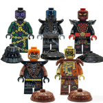 Ninja Kangelane Politseinik Tulet&otilde;rjuja Minifiguuride ehitusklotside komplekt, City World Hariduslik Pusleklotside M&auml;nguasi Poistele T&uuml;drukutele
