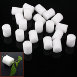 20 tk 25 mm valge klooniga kloonkrae vahtplastist sisestus H&uuml;dropooniline Root Guard v&otilde;rgupott
