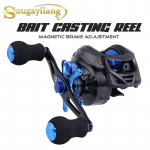 Baitcasting Reels 12 LB Ultra Smooth Kerge s&uuml;sinikkiust Drag Merevee magevee Bassip&uuml;&uuml;k Left Hand