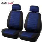 AUTOYOUTH 2PCS esiistme katted Turvapadjaga &uuml;hilduv universaalne 5 mm vaht UNIVERSAL hall v&auml;rv