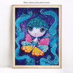 Teemantmaaling T&auml;isringi saabumine Multifilm Teemanttikandid Loodusportree Rhinestones pildid 20X30