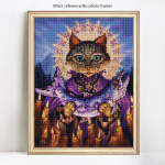 Teemanttikandid Cat 5d Teemantmaal T&auml;ispuurimise &uuml;mmargune teemantmosaiikpaigutuspilt 20X30CM