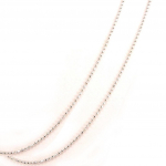 Les Tr&eacute;sors De Lily [K9301] &ndash; h&otilde;bedane kett  Micro-Billes  55 cm 2 mm h&otilde;be