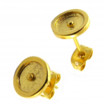 Les Tr&eacute;sors De Lily [P2269] - k&auml;sit&ouml;&ouml;na valmistatud kullatud k&otilde;rvar&otilde;ngad  Princess Ottomane  kullaga - 8 mm kuld